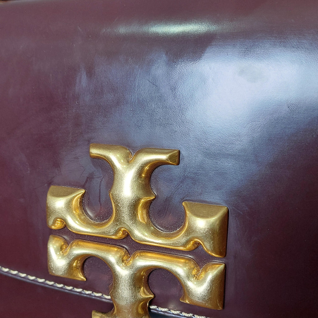 Tory Burch Eleanor Spazzolato Convertible Shoulder Bag | Pre Loved |