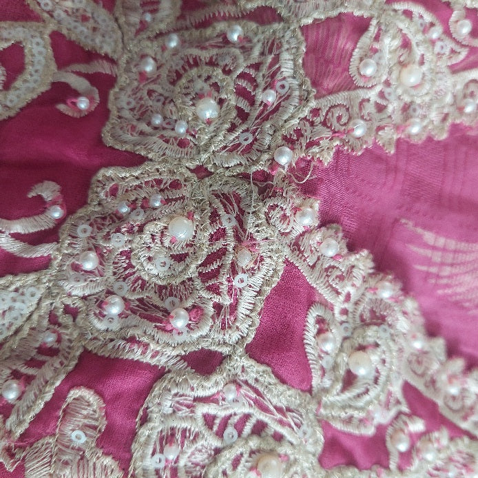 Sana Safinaz Pink Embellished & Embroidered Kurta | Brand New |