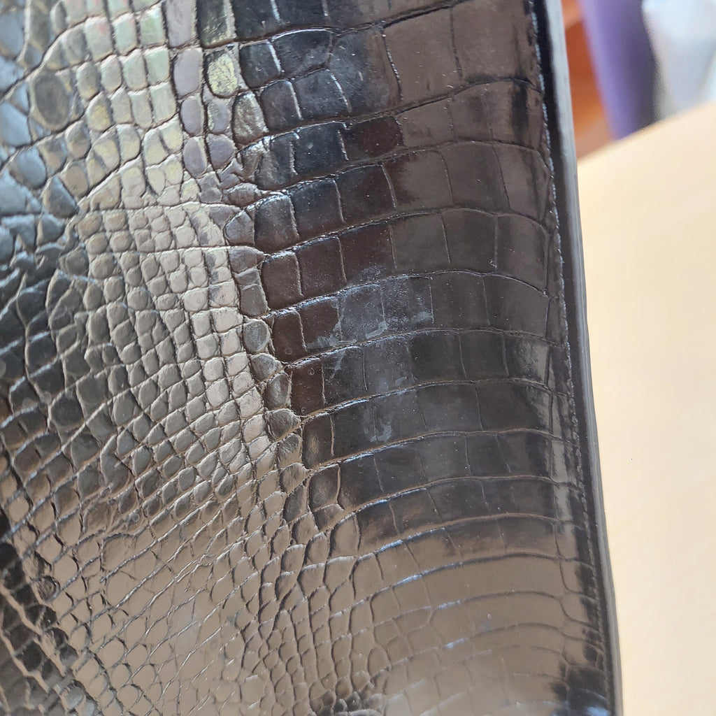 Ted Baker Reptcon-Croc Effect Small Icon Bag | Gently Used |