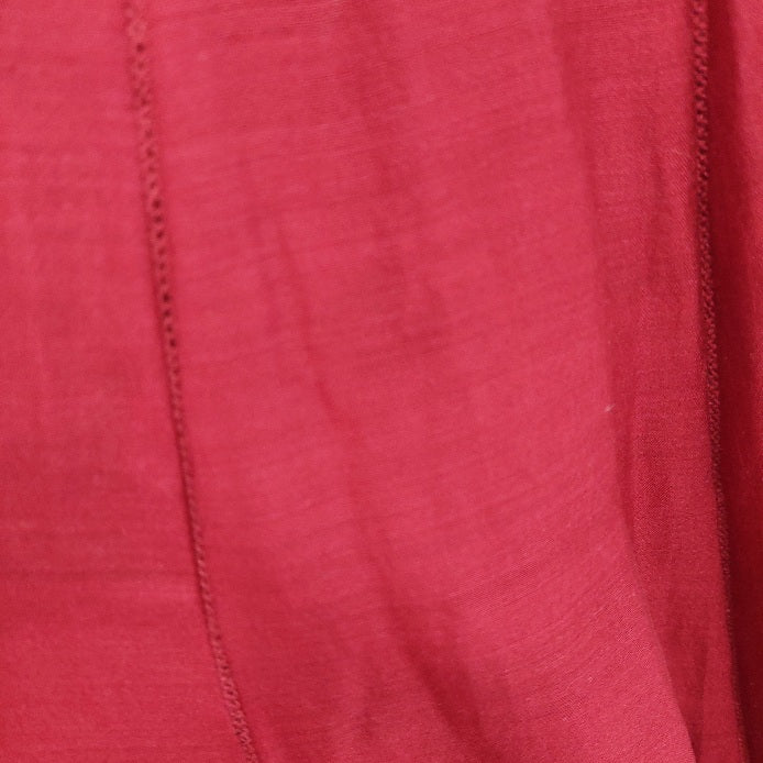 Sania Maskatiya Maroon Embellished Peshwaz with Dupatta | Pre Loved |