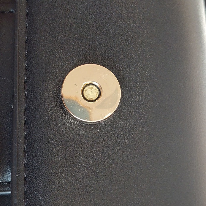 Mango Black Faux Leather Adjustable Shoulder Bag | Brand New |