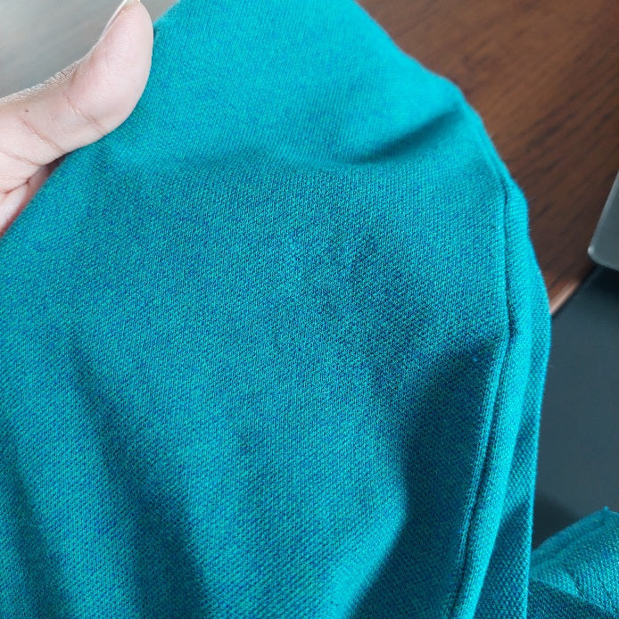 Giordano Men's Sea Green Polo Shirt | Pre Loved |