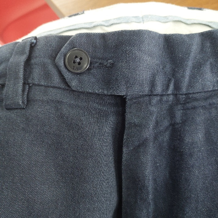 Tommy Hilfiger Men's Navy Slim Fit Straight Leg Pants | Pre Loved |