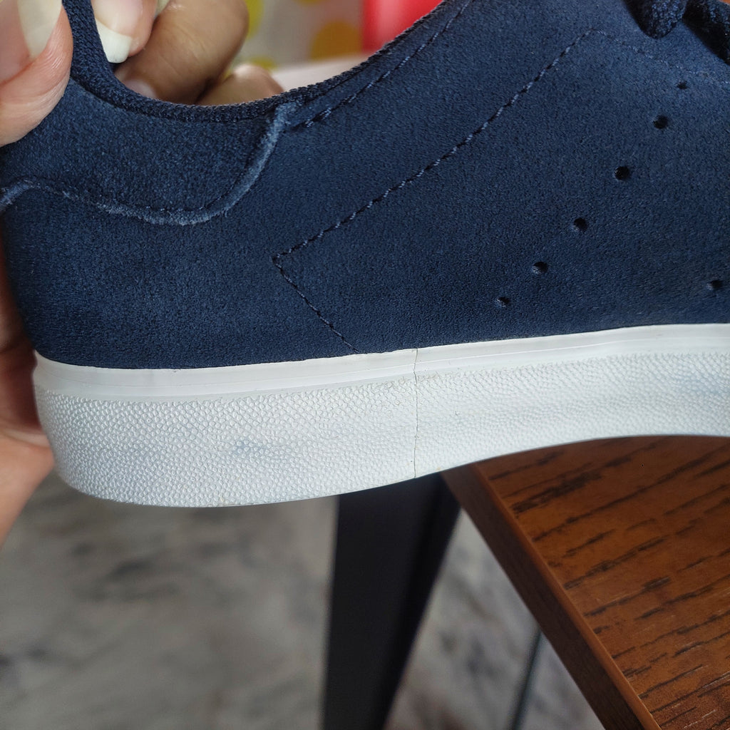 Adidas Men's Blue Suede Stan Smith VULC Sneakers | Brand New |