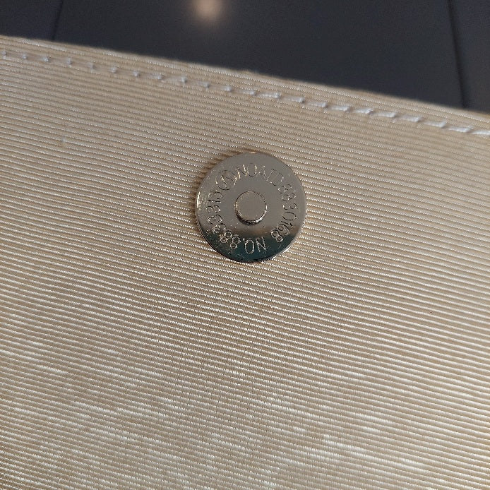 KURT GEIGER Kensington Gold Drench Party Eagle Clutch Bag | Gently Used |