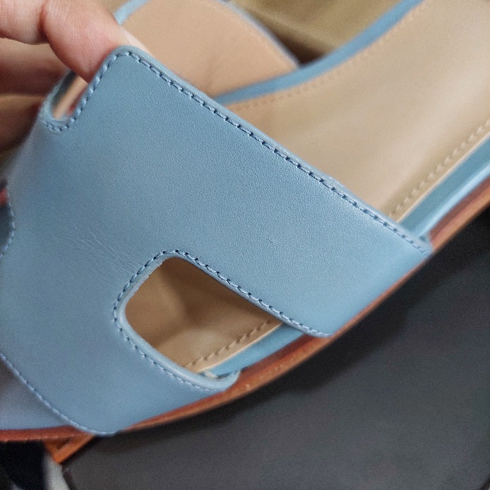 Steve Madden Blue Hadyn Sandals | Gently Used |