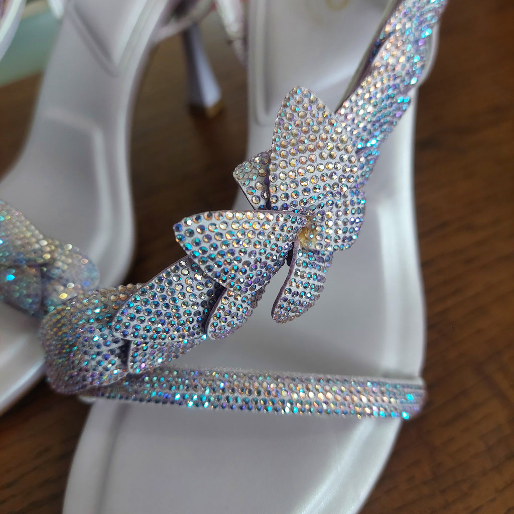 Aldo Purple Leatherette Dannae Embellished Heels | Like New |