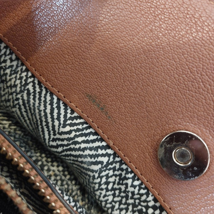 Rebecca Minkoff Brown Leather Satchel Bag | Gently Used |