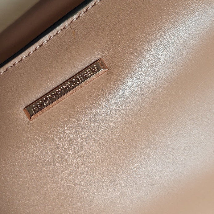 Rebecca Minkoff Tan Leather & Suede Embellished Convertible Backpack Purse | Pre Loved |