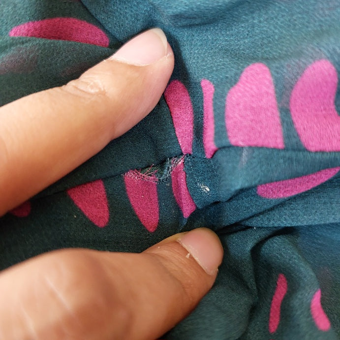 Love & Roses Green And Pink Pleated Maxi Dress | Brand New |