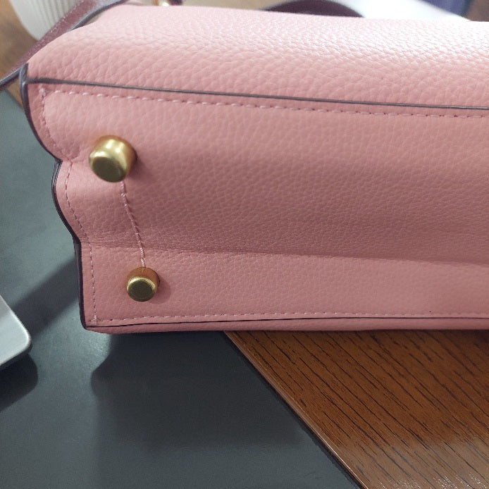 Coach Pink Willow Colorblock Tote 24 Bag | Pre Loved |
