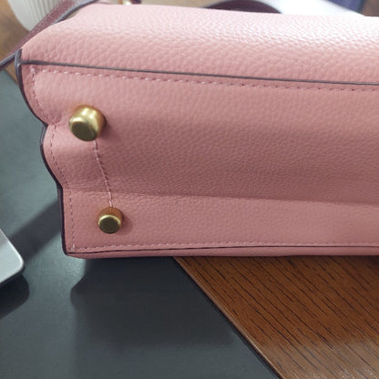Coach Pink Willow Colorblock Tote 24 Bag | Pre Loved |