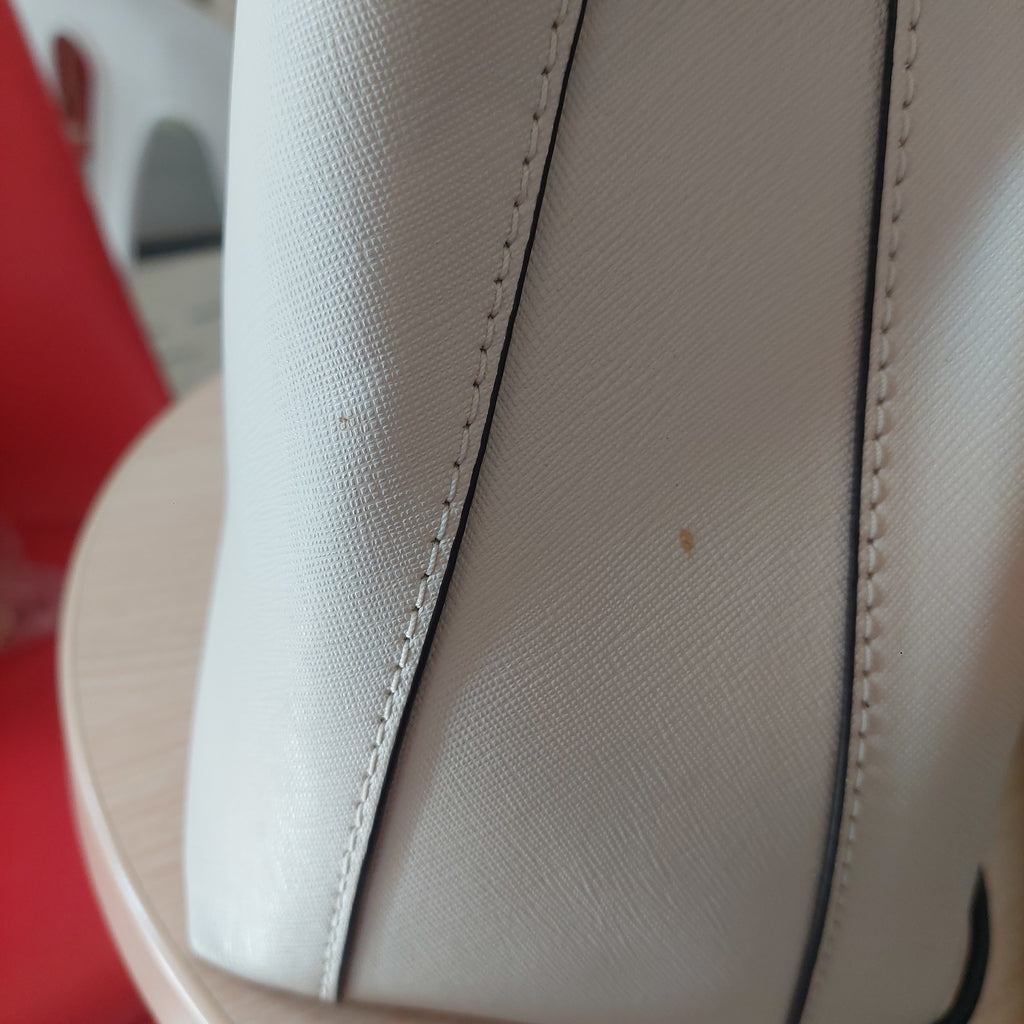 Michael Kors Vanilla Sofia Large East West Leather Satchel Bag | Pre Loved |