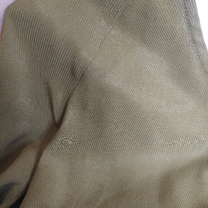Topshop Olive Green Zip Detail Top | Pre Loved |