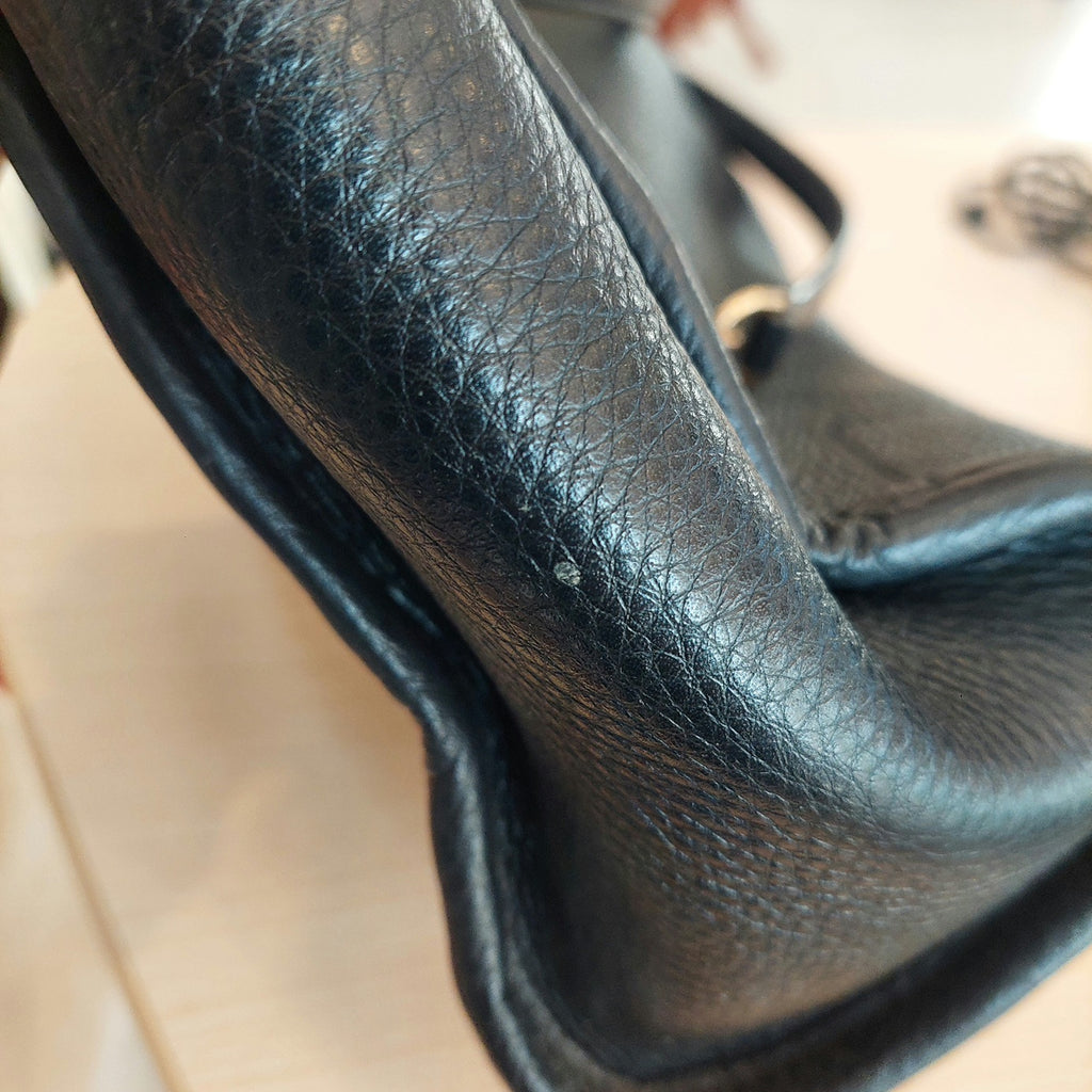 Tory Burch Black Leather Britten Shoulder Bag | Pre Loved |