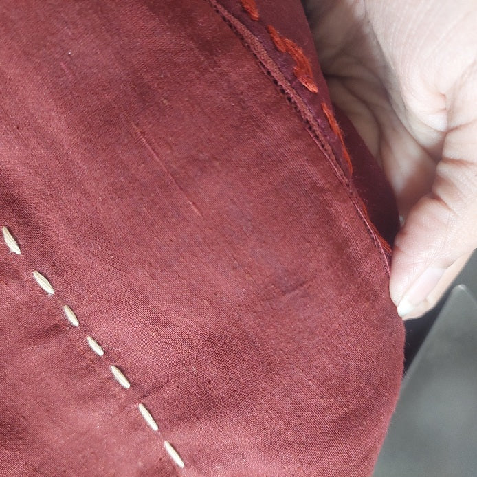 Miraka Two-Toned Embroidered Kurta | Pre Loved |