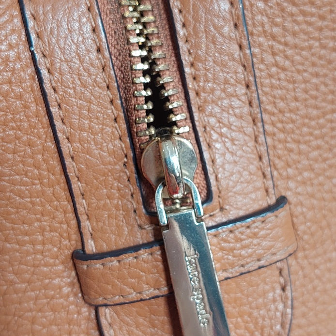 Kate Spade Brown Leather 'Leila' Medium Satchel Bag | Pre Loved |