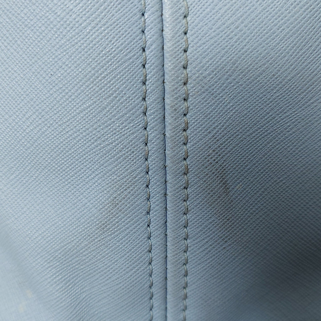 Michael Kors Light Blue Leather Jet Set Travel Shoulder Bag | Pre Loved |