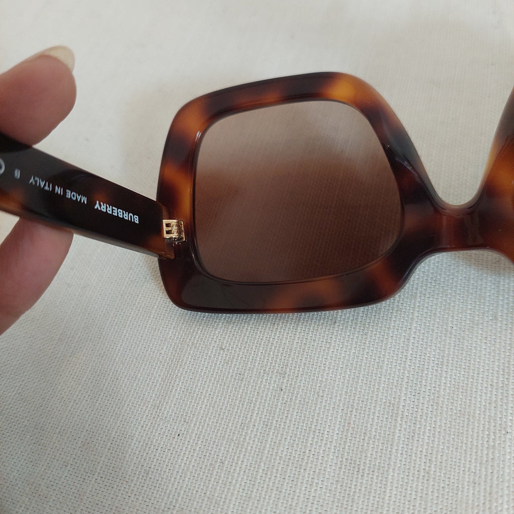 Burberry B4284 Brown Tortoise Shell Square Sunglasses | Pre Loved |