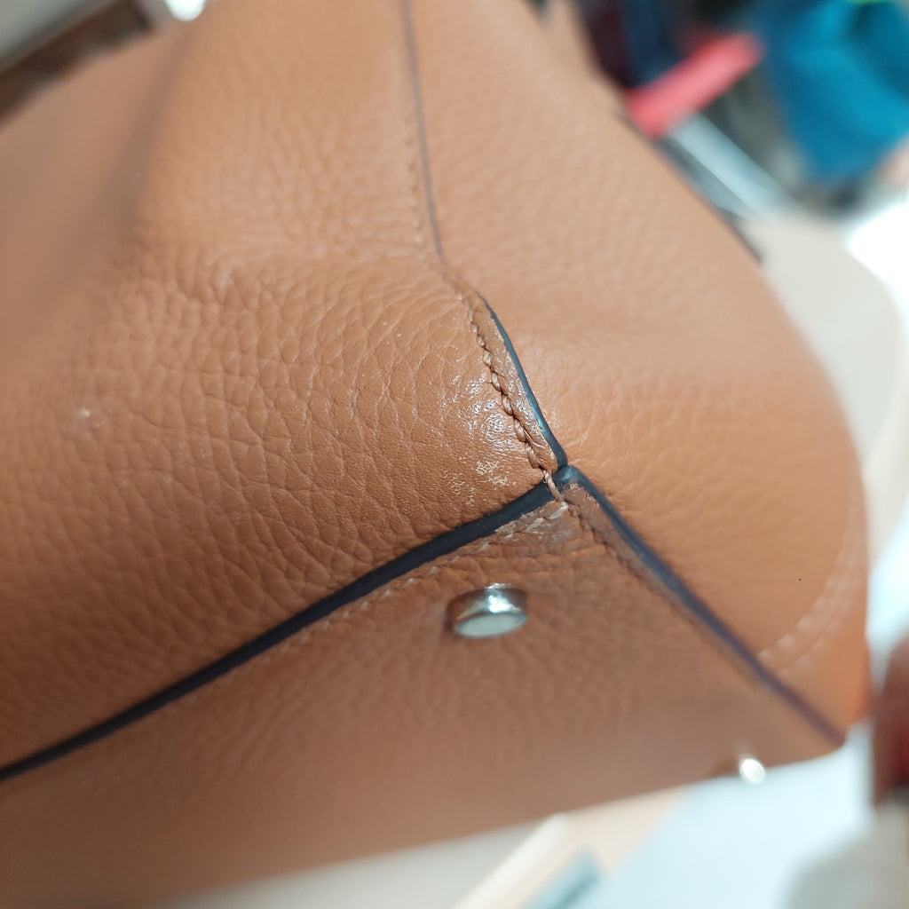 Kate Spade Brown Leather 'Leila' Medium Satchel Bag | Pre Loved |