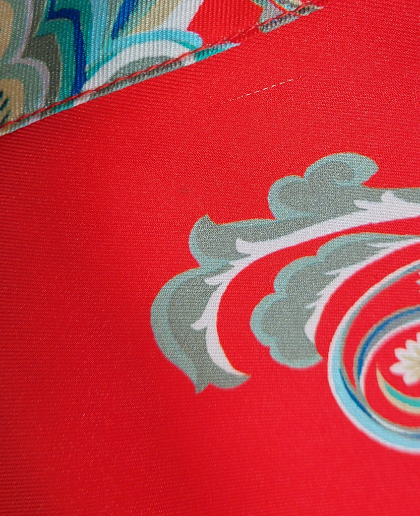 Zara Orange Printed Collared Midi Shirt Dress | Pre Loved |