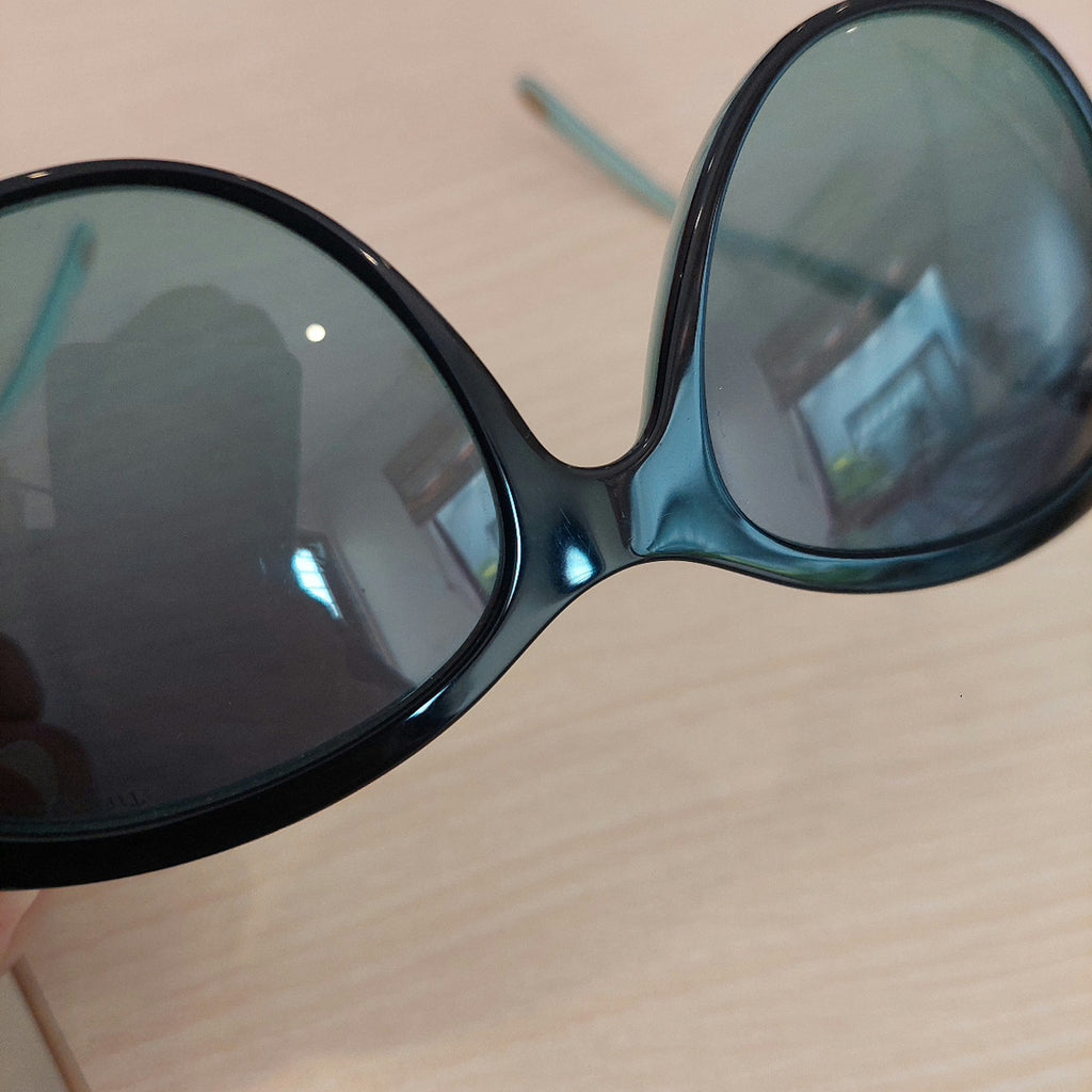 Tiffany Black TF 4131 Rhinestone Sunglasses | Pre Loved |