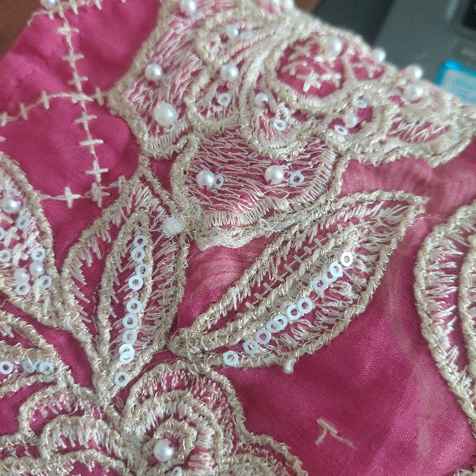 Sana Safinaz Pink Embellished & Embroidered Kurta | Brand New |