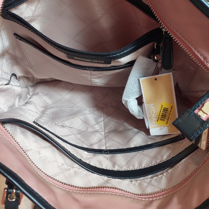 Michael Kors Pink Nylon 'Leila' Large Tote Bag | Pre Loved |