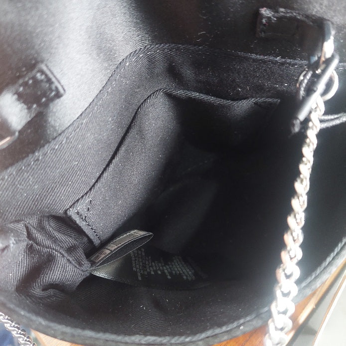 Ted Baker Black Satin Crystal Bow Shoulder Bag | Brand New |