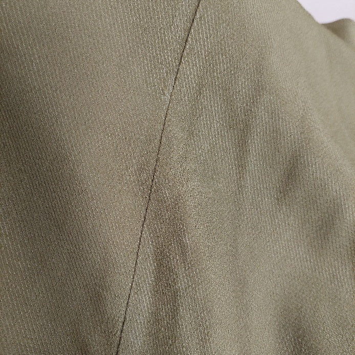 Topshop Olive Green Zip Detail Top | Pre Loved |