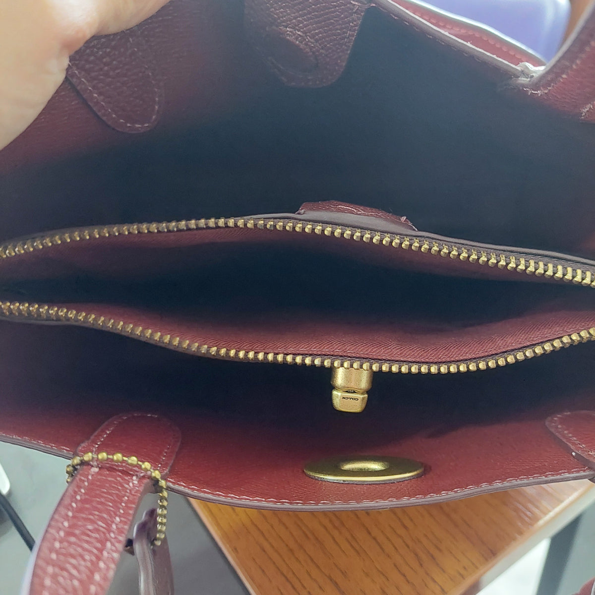 Coach Pink Willow Colorblock Tote 24 Bag | Pre Loved |