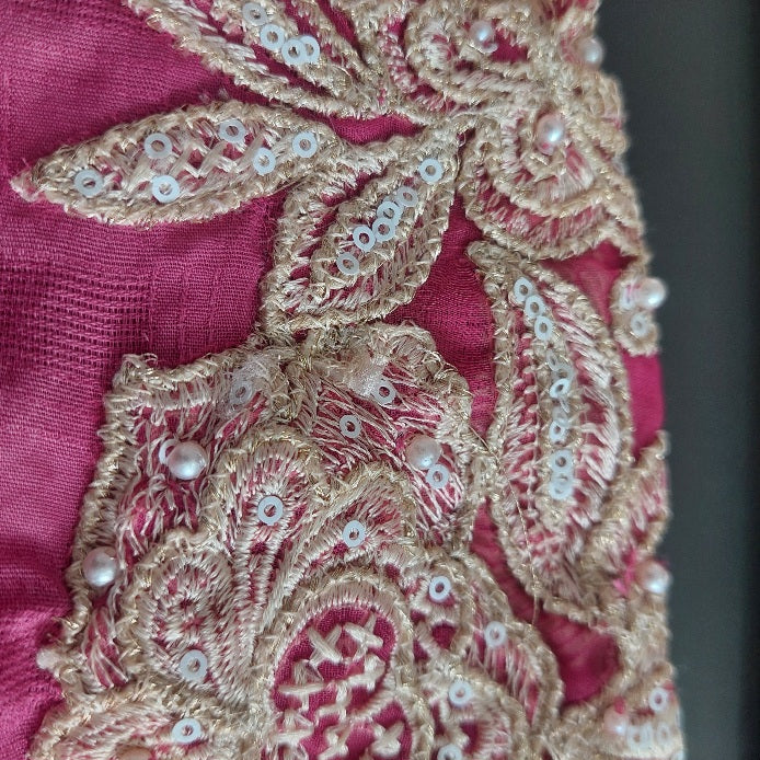 Sana Safinaz Pink Embellished & Embroidered Kurta | Brand New |