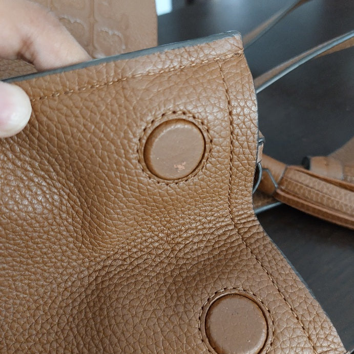 Tory Burch Tan Leather Large 'Thea' Tote Bag | Pre Loved |