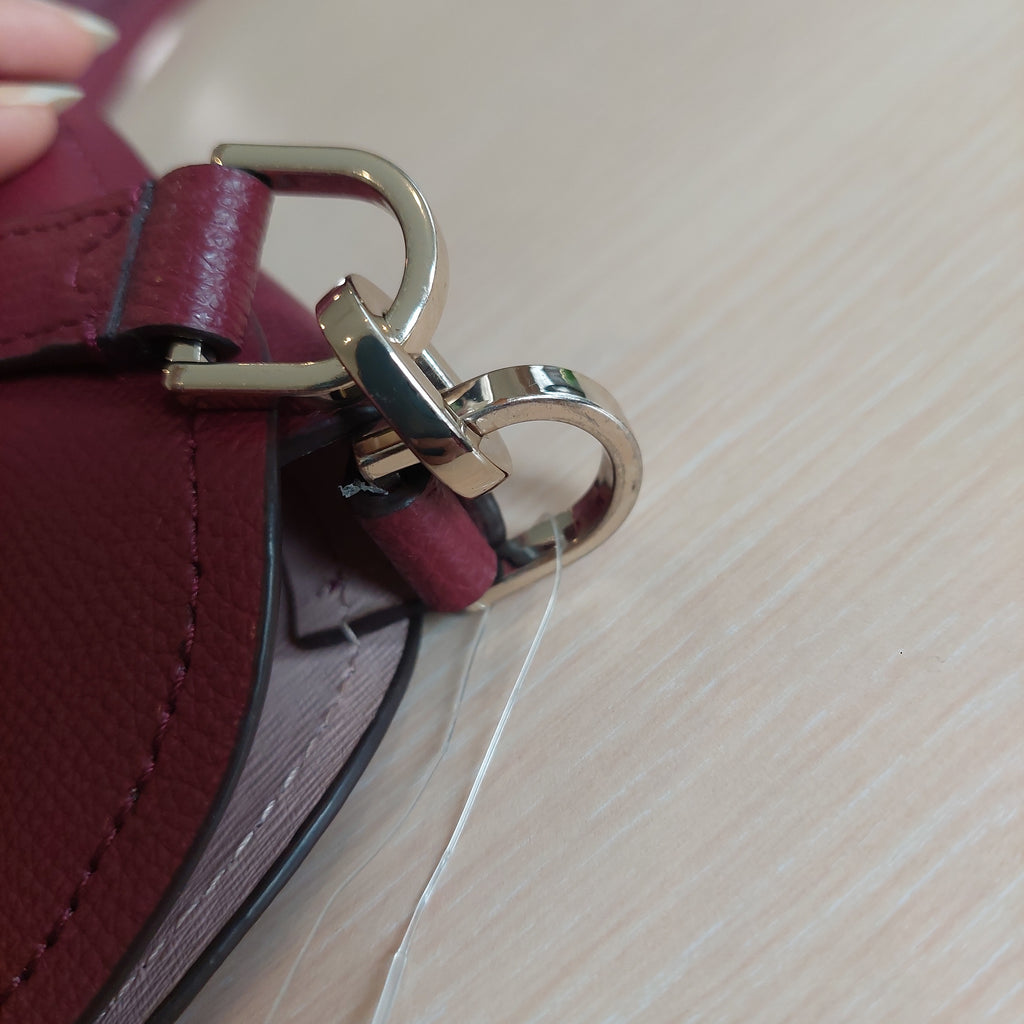 Kate Spade Burgundy Darcy Small Bucket Bag | Gently Used |