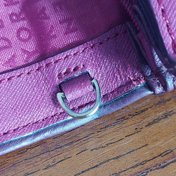 Kate Spade Burgundy Leather Wesley Place Natalie Crossbody Bag | Pre Loved |