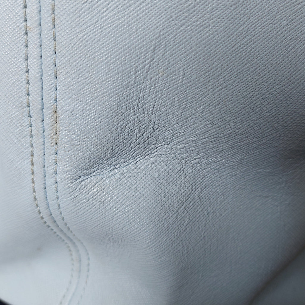 Michael Kors Light Blue Leather Jet Set Travel Shoulder Bag | Pre Loved |