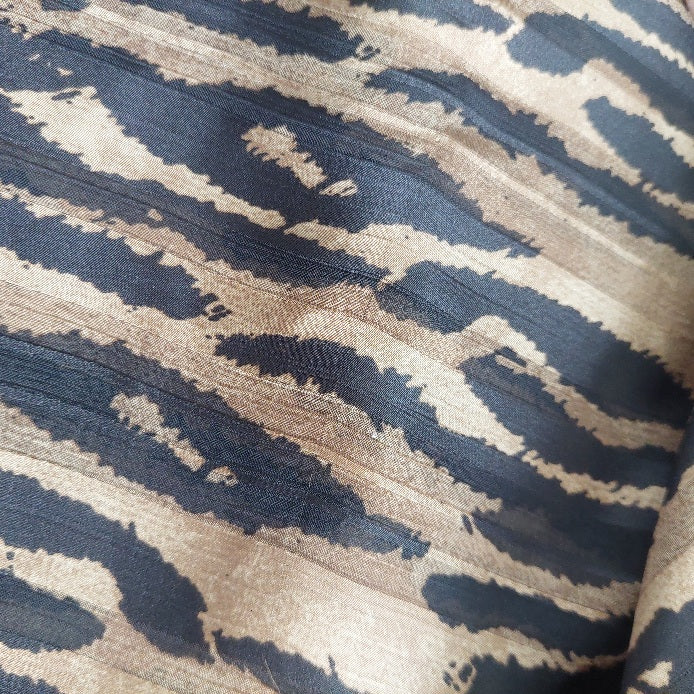 H&M Brown & Black Semi Sheer Top | Gently Used |