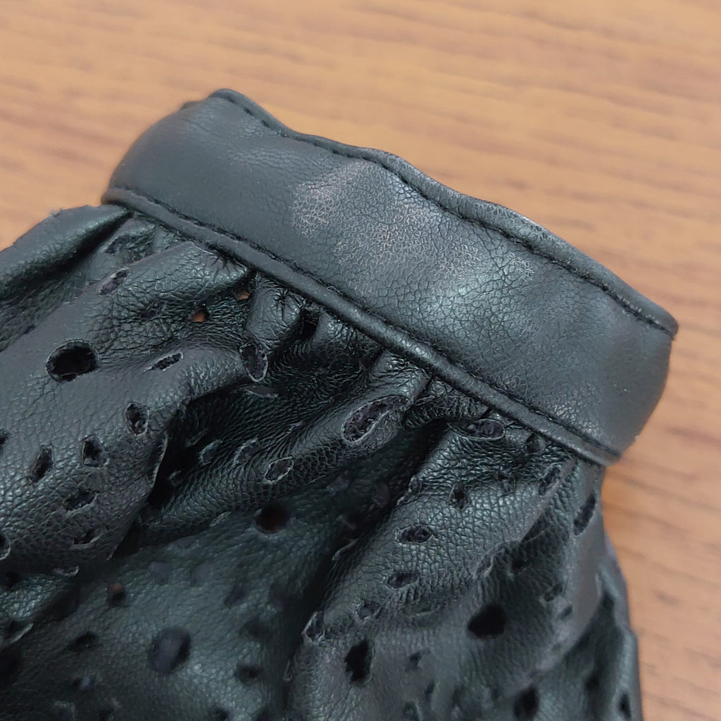 Zara Black Perforated Top | Pre Loved |