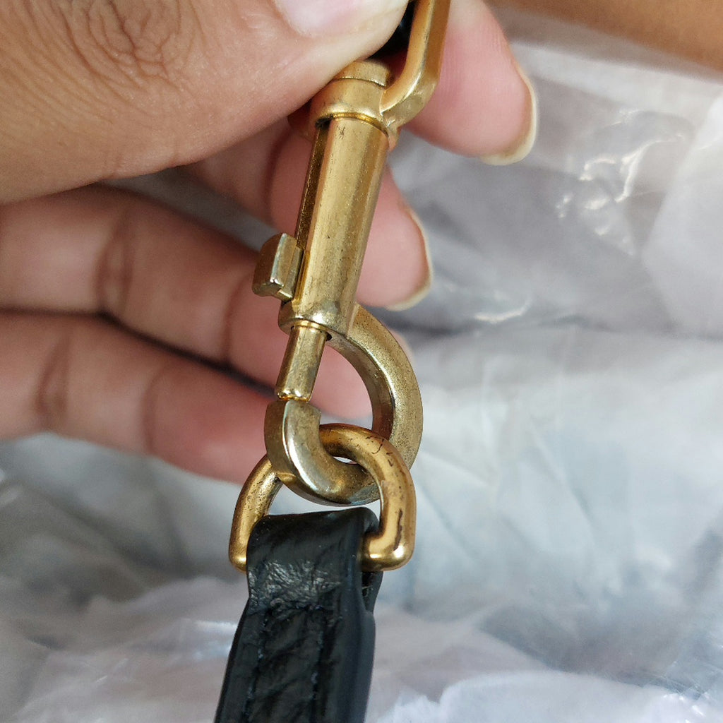 Tory Burch Black Pebbled Leather 'McGraw' Tote Bag | Pre Loved |