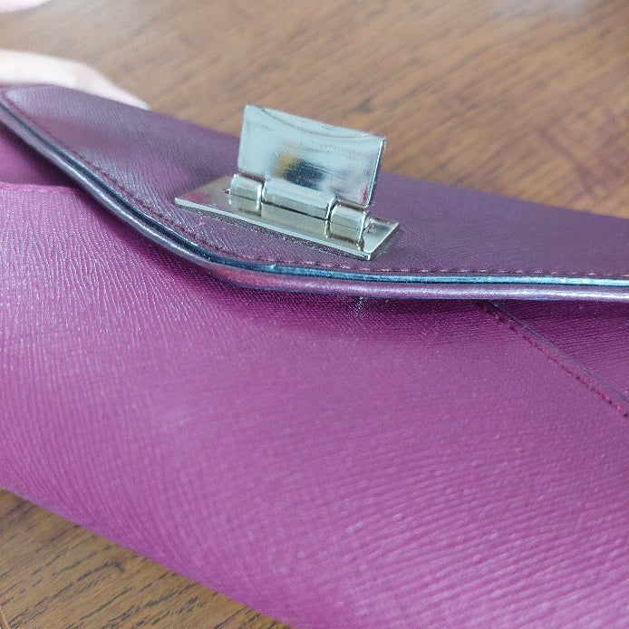 Kate Spade Burgundy Leather Wesley Place Natalie Crossbody Bag | Pre Loved |