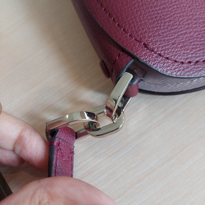 Kate Spade Burgundy Darcy Small Bucket Bag | Gently Used |