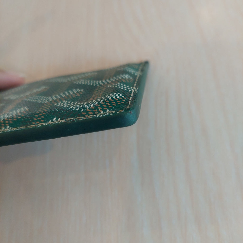 Goyard Green Saint Sulpice Card Wallet | Gently Used |