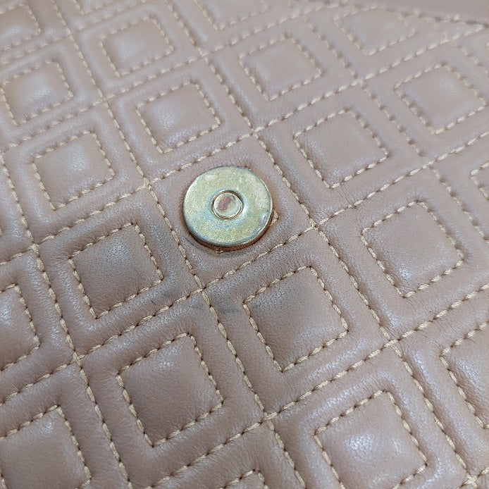 Tory Burch Tri Color Quilted Leather Fleming Shoulder Bag | Pre Loved |