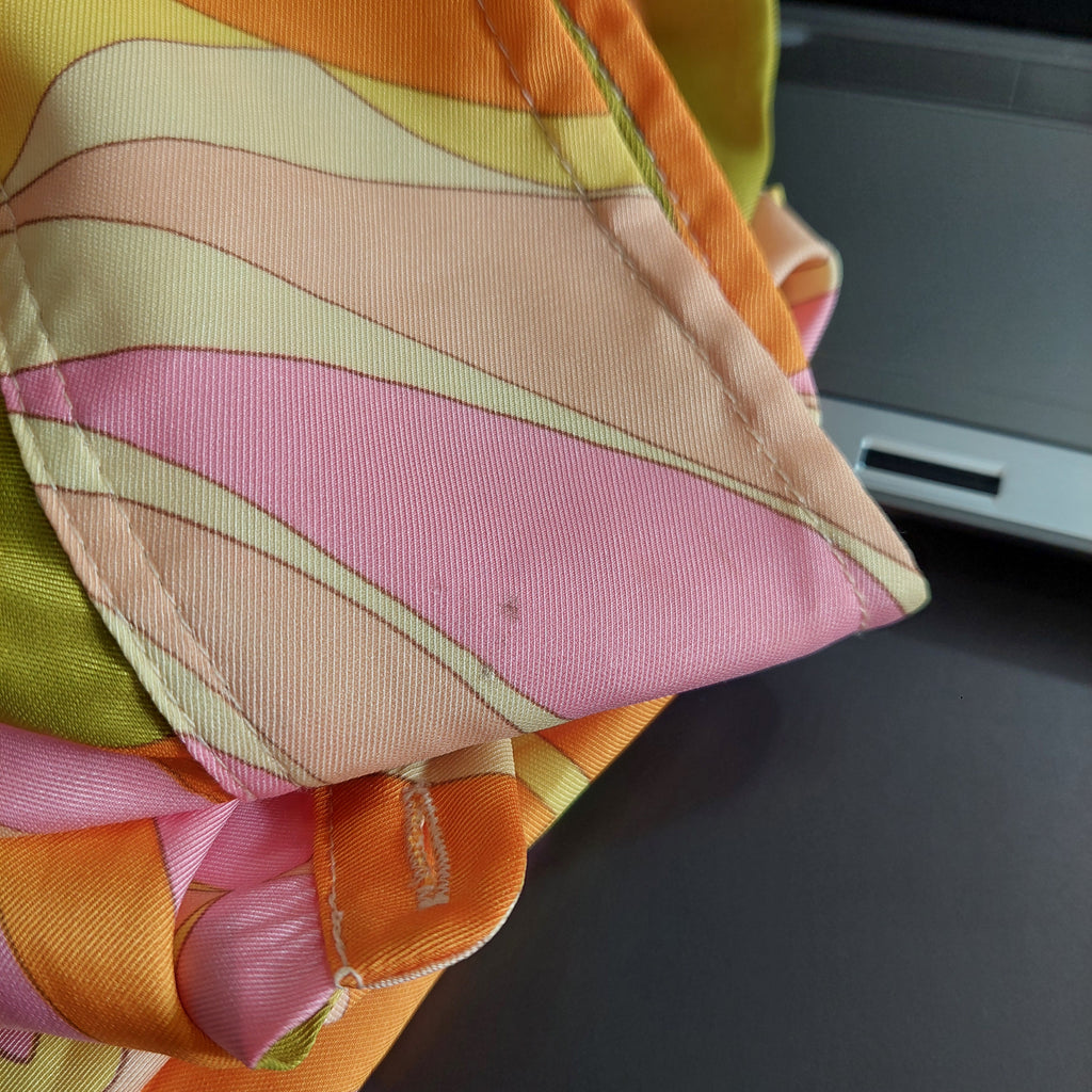 Zara Yellow & Orange Button Down Top | Pre Loved |