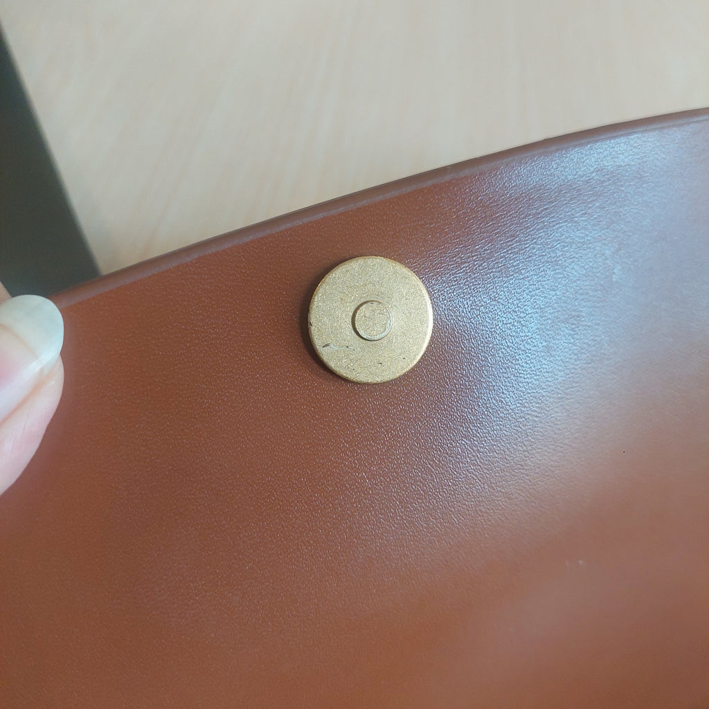 ZARA Tan Leatherette Saddle Crossbody Bag | Pre Loved |