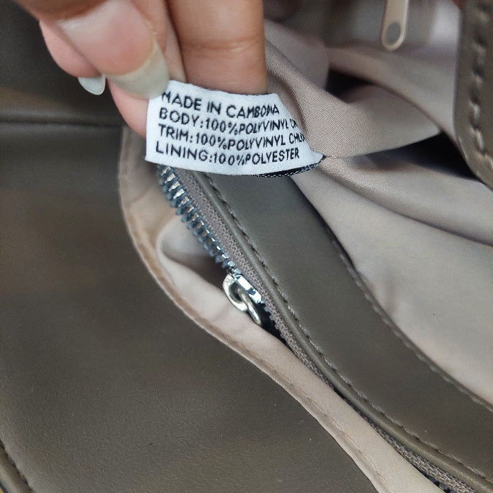 Nine West Grey Lior Cinder Logo Tote | Brand New |