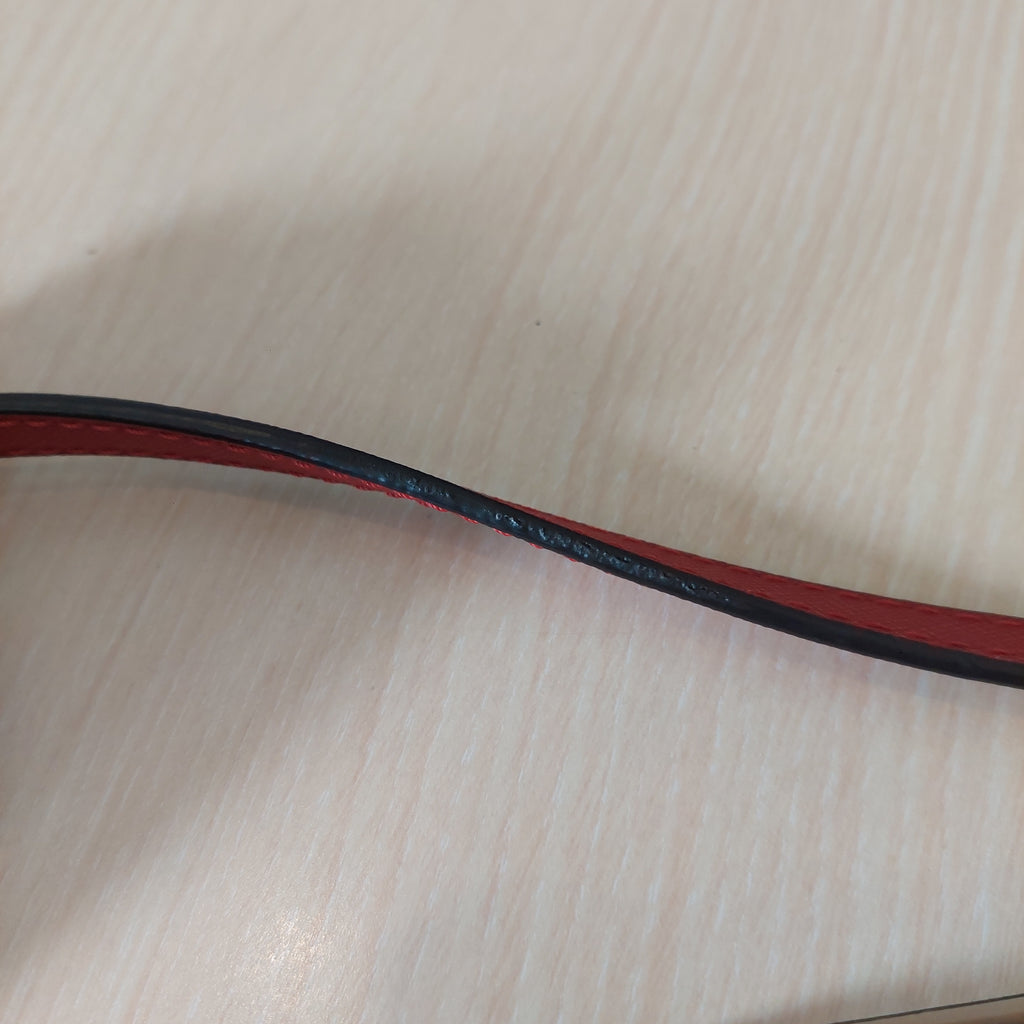 Michael Kors Brown & Red Jet Set Large Logo Crossbody Bag | Pre Loved |