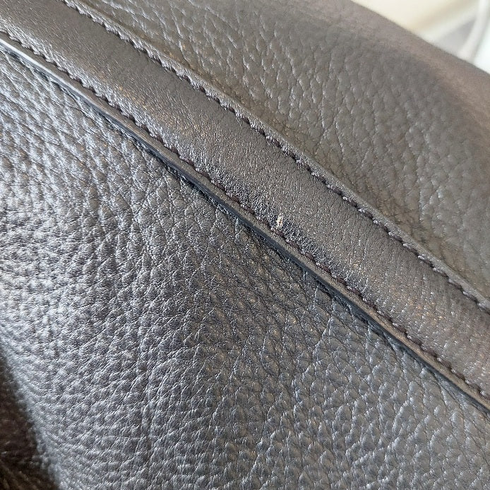 Michael Kors Black Soft Leather Convertible Shoulder Bag | Pre Loved |