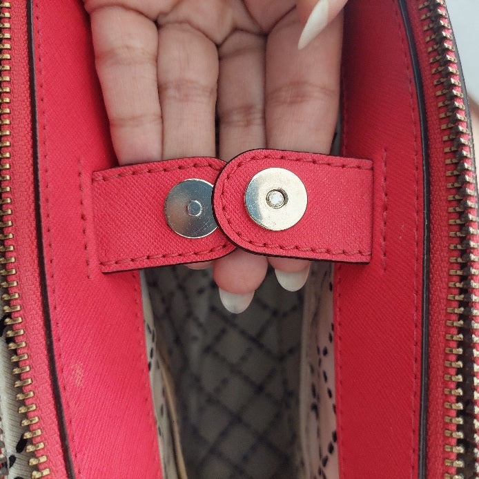 Kate Spade Bright Pink Leather Newbury Lane Satchel Bag | Pre Loved |