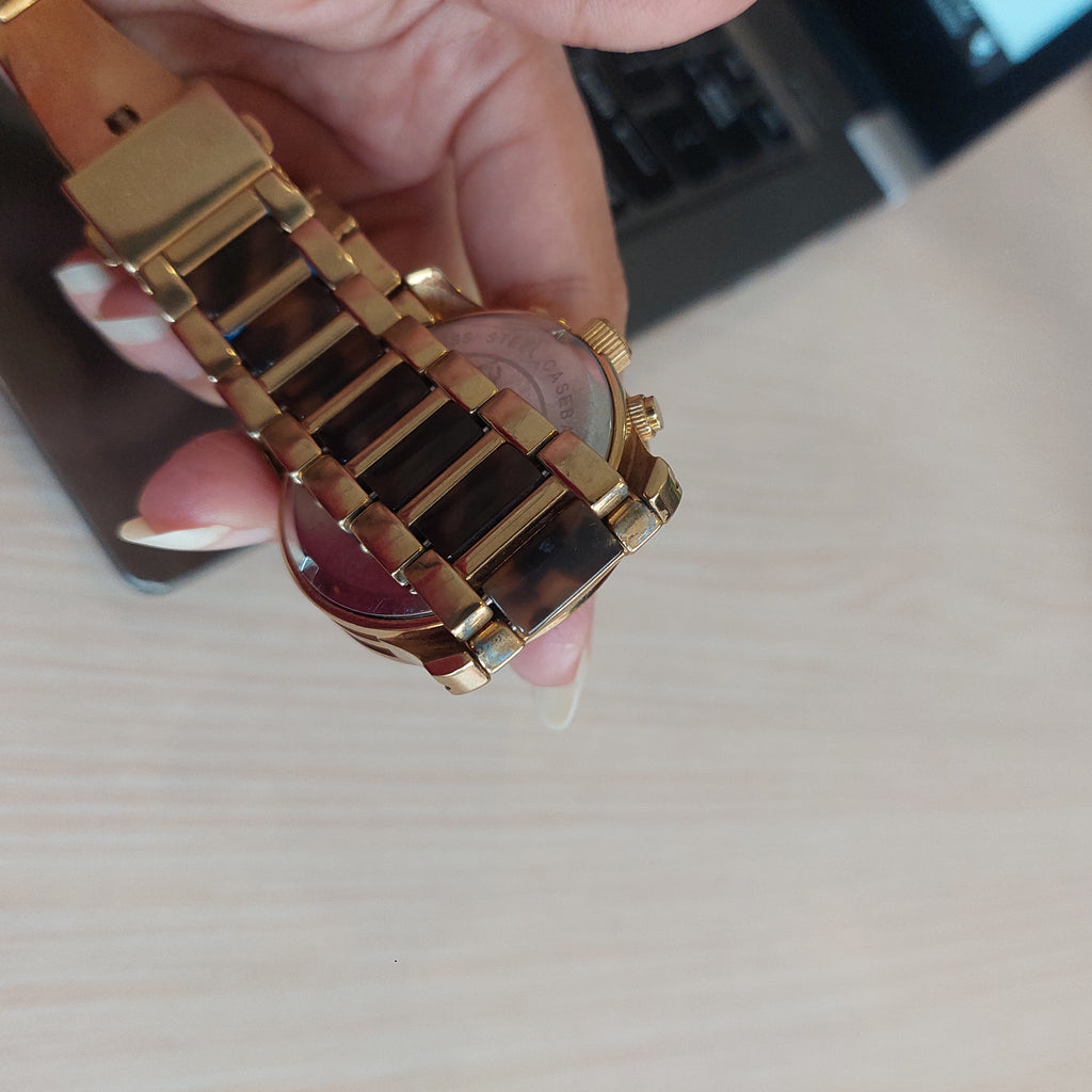 Michael Kors MK5659 Chronograph Gold Gradient Watch | Pre Loved |